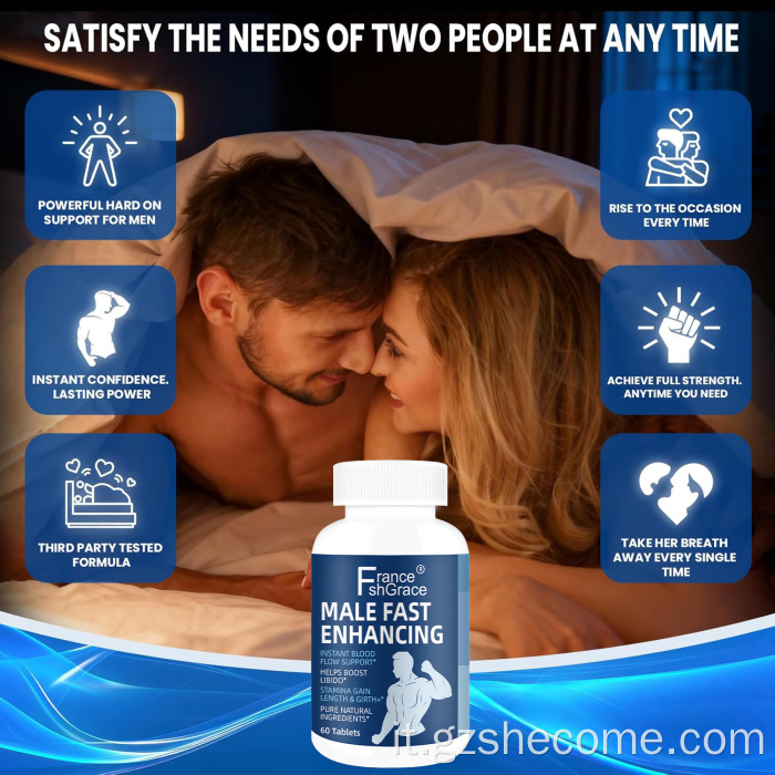 Shecome Male Fast Enhancing Supplement per l'ingrandimento del pene